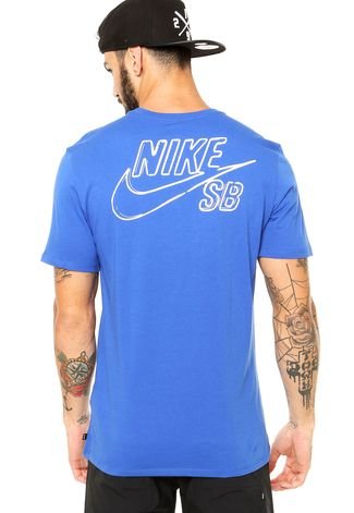 Camiseta Nike SB Neon Azul