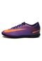 Chuteira Nike Mercurialx Vortex III TF Roxo/Laranja - Marca Nike