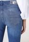 Calça Cropped Jeans Biotipo Skinny Pedraria Azul - Marca Biotipo