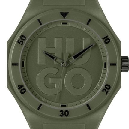 Relógio Hugo Masculino Silicone Verde 1530327 - Marca HUGO