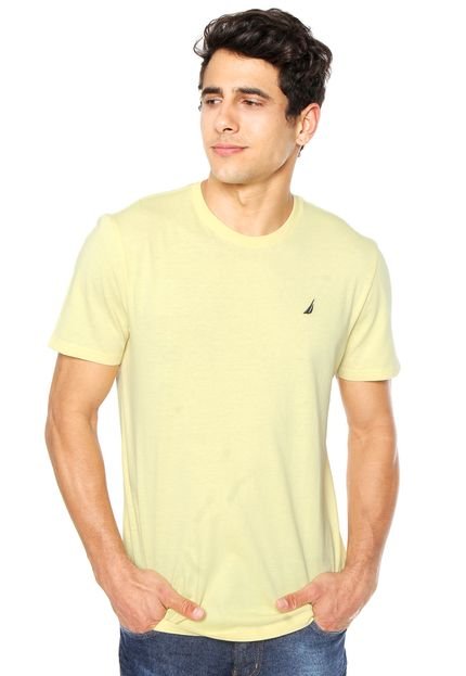 Camiseta Nautica Lisa Amarela - Marca Nautica