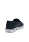 Slip On Couro Dumond Perfuros Azul - Marca Dumond