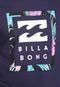 Camiseta Billabong Stacked Neon Night Azul-Marinho - Marca Billabong