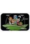 Placa de Parede Hanna Barbera Metal The Jetsons Spaceship Riding 15cmx30cm Preta - Marca Hanna Barbera