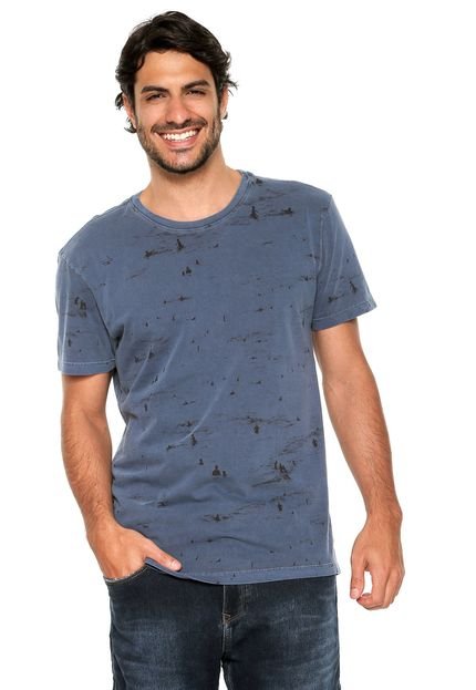 Camiseta Reserva Estampada Azul  - Marca Reserva