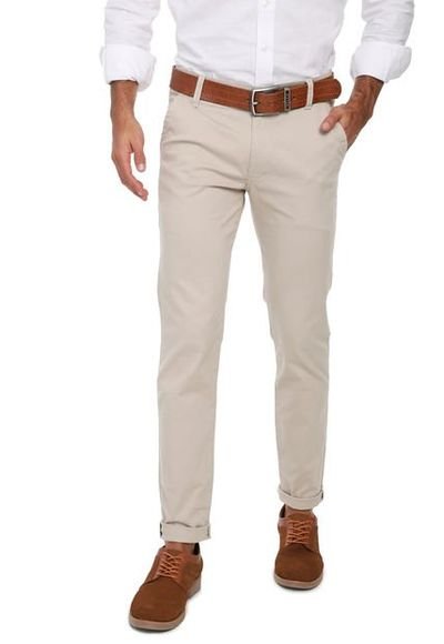 Dril Hombre OutFit Beige - Ahora | Dafiti Colombia