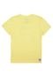 Camiseta Colcci Fun Slim Can Amarelo - Marca Colcci Fun