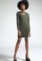 Vestido Forever 21 Curto Cut Out Verde - Marca Forever 21