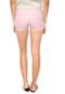 Short Sarja Fiya Lady Renda Rosa - Marca Fiya Lady