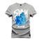 Camiseta Plus Size Unissex Algodão Macia Premium Estampada Urso Stay - Cinza - Marca Nexstar