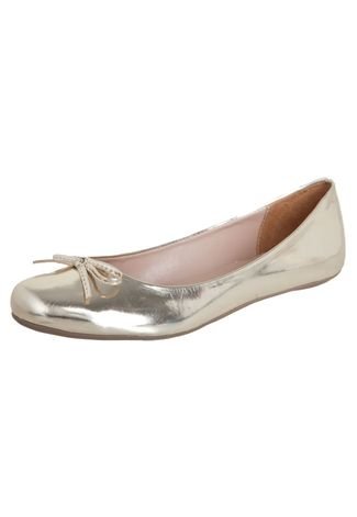 Sapatilha DAFITI SHOES Dourada - Compre Agora