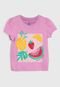 Camiseta GAP Frutas Rosa - Marca GAP