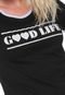 Camiseta Dzarm Good Life Preta - Marca Dzarm