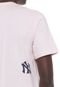 Camiseta New Era New York Yankees Rosa - Marca New Era