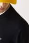 Suéter masculino em algodão orgânico com decote careca - Marca Lacoste