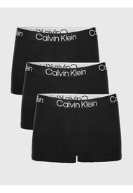Pack 3 Boxers Cortos - Structure Cotton Negro Calvin Klein
