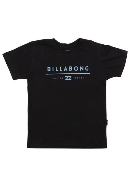 Camiseta Billabong Menino Lettering Preta - Marca Billabong