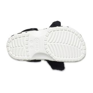 Sandália crocs classic i am dalmatian clog t white/black Preto