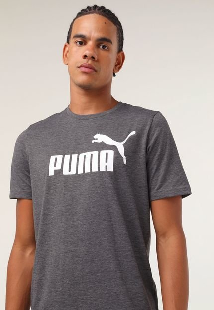 Camiseta Puma Ess Heather Grafite - Marca Puma