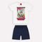 Conjunto Infantil Menina Kyly Branco - Marca Kyly