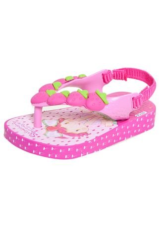 Chinelo Slide Nuvem Infantil Rosa Moranguinho Frutinhas - AliExpress