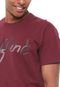 Camiseta Reserva Lettering Offline Vinho - Marca Reserva