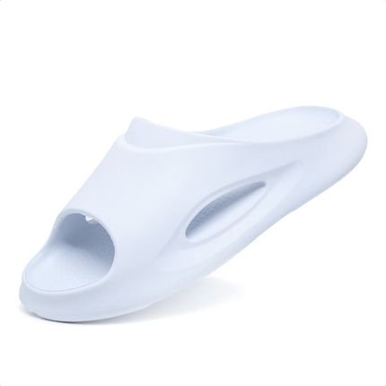 Chinelo Slide Nuvem Masculino Lançamento Mion Moderno Antiderrapante Confortável Macio Leve Branco - Marca Izabella Helena