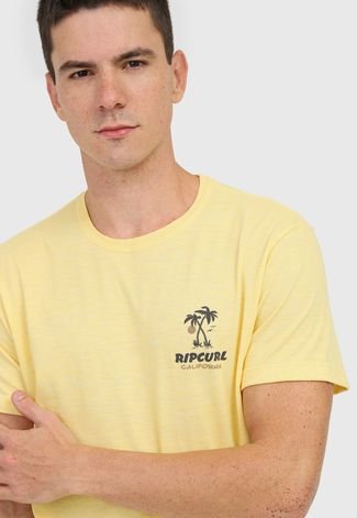 Camiseta Rip Curl Surf Suply Amarela