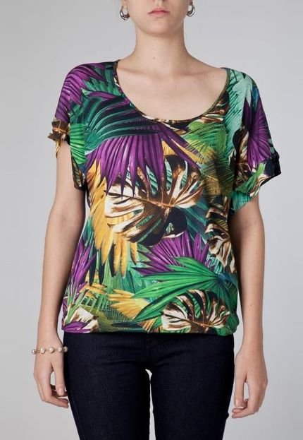 Blusa Loose Multicolorida - Marca Colcci