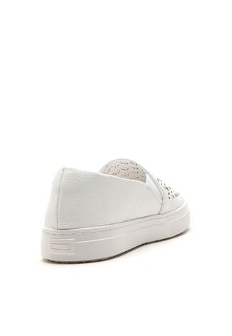 Slip On Dumond Sola Alta Hotfix Branco