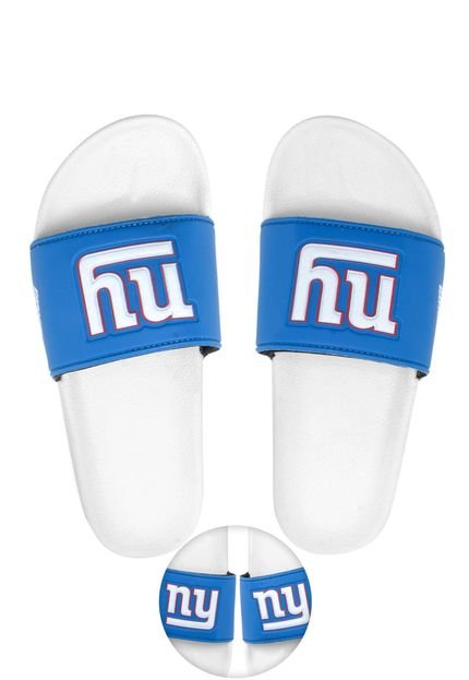Chinelo NFL New York Giants Azul/Branco - Marca NFL