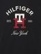 Camiseta Tommy Hilfiger Masculina Regular Curved Monogram Preta - Marca Tommy Hilfiger