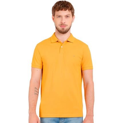 Camisa Polo Aramis Piquet Basic In24 Amarelo Mango Masculino - Marca Aramis