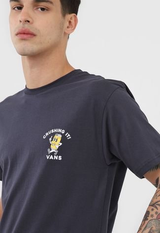 Camiseta Vans Crush It Azul-Marinho