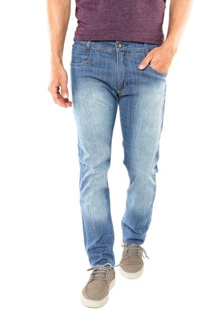 Calça Jeans Mr. Kitsch Reta Samesun Azul - Marca Lightning Bolt