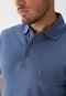 Camisa Polo Tommy Hilfiger Reta Logo Azul-Marinho - Marca Tommy Hilfiger