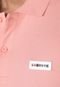 Camisa Polo Lacoste Reta Logo Rosa - Marca Lacoste