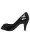 Peep Toe Fivela Preto - Marca Ramarim