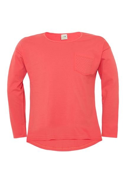 Blusa Malwee Hotfix Infantil Rosa - Marca Malwee