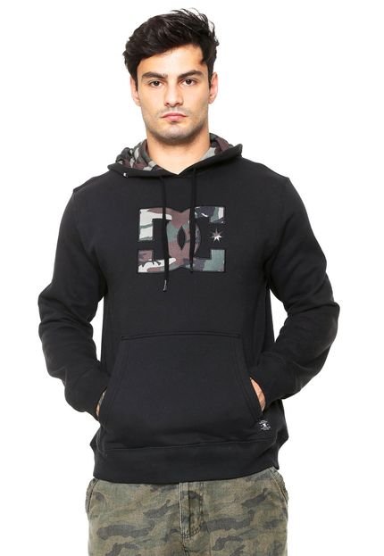 Moletom Flanelado Fechado DC Shoes Canguru Preto - Marca DC Shoes