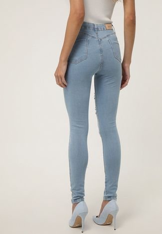 Calça Jeans Sawary Skinny Super Lipo Azul