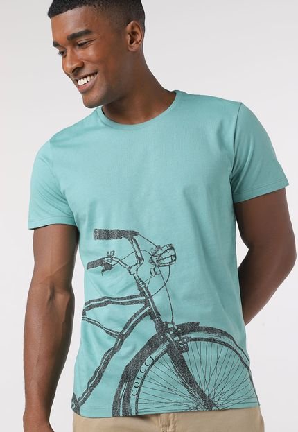 Camiseta Colcci Bike Verde - Marca Colcci