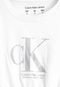 Blusa Cropped Calvin Klein Kids Logo Branca - Marca Calvin Klein Kids