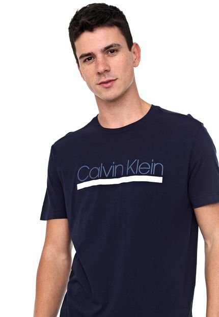 Camiseta Calvin Klein Logo Azul-marinho - Marca Calvin Klein