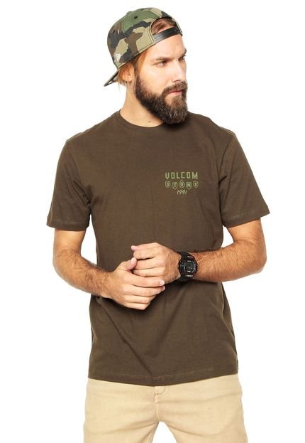 Camiseta Volcom Hellacin Verde - Marca Volcom