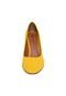 Scarpin Anna Flynn Bico Redondo Salto Fino Amarelo - Marca Pink Connection