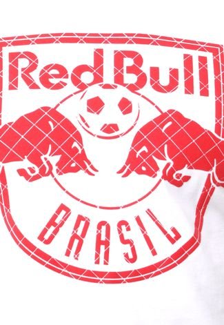 Camiseta RED BULL Brasil Brasão Rede Branca