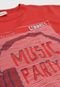 Camiseta Elian Infantil Música Vermelha - Marca Elian