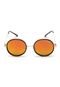 Óculos de Sol Rock Lily Redondo Dourado/Marrom - Marca Rock Lily