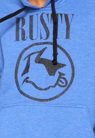 Moletom Rusty New Wave Azul/Preto